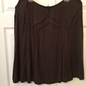 Max Studio:  A-line flared knit Stretchy Skirt  2X